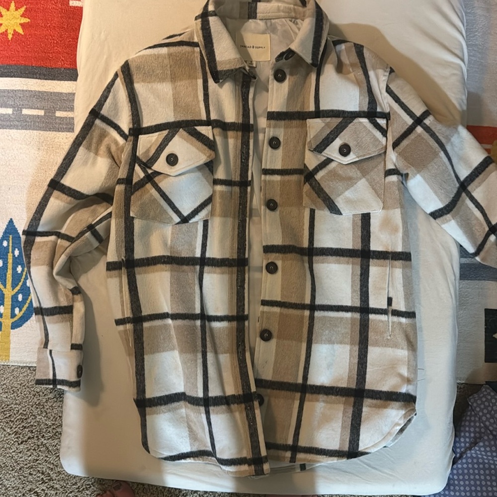 Thread & Supply Plaid Shacket